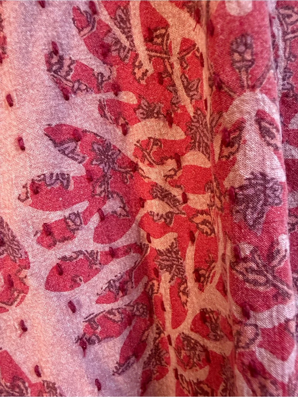 Free People dusty pink boho blouse